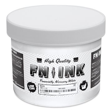 Open in modal - FN Ink Plastisol Screen Printing Ink - White, Quart