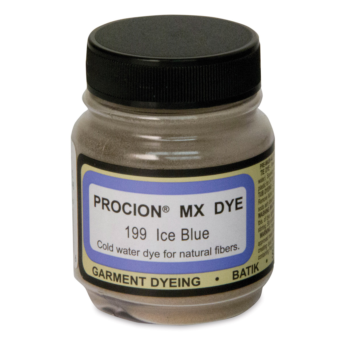 Jacquard Procion Mx Dye - Undisputed King of Tie Dye Powder - Jet Black -  2/3 Oz - Cold Water Fiber Reactive Dye Made in USA