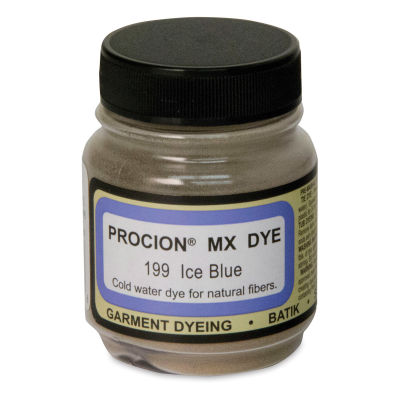 Jacquard Procion MX Fiber Reactive Cold Water Dye - Ice Blue, 2/3 oz jar