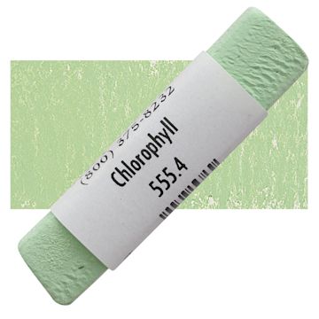 Open in modal - Great American Handmade Pastel - Chlorophyll 4, 555.4 pastel and swatch