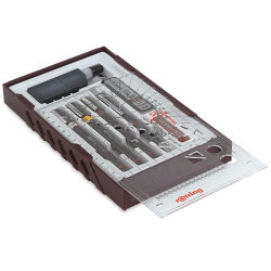 Rotring Isograph Technical Pen College Set - 0.25mm, 0.35mm, 0.5mm, Set of 3