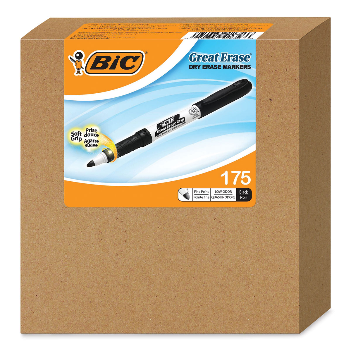 BIC Great Erase Grip Dry Erase Markers