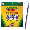 Crayola Colored Pencil Set - Assorted Colors, Set of 50