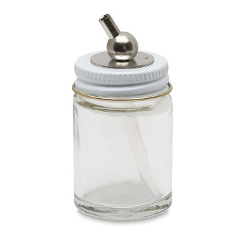 Paasche Airbush Bottle - Glass, complete assembly, 1 oz