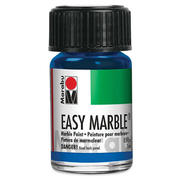 Marabu Easy Marble - Metallic Blue, 15 ml