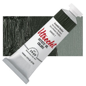 Utrecht Artists' Oil Paint - Greenish Umber, 37 ml, Tube with Swatch