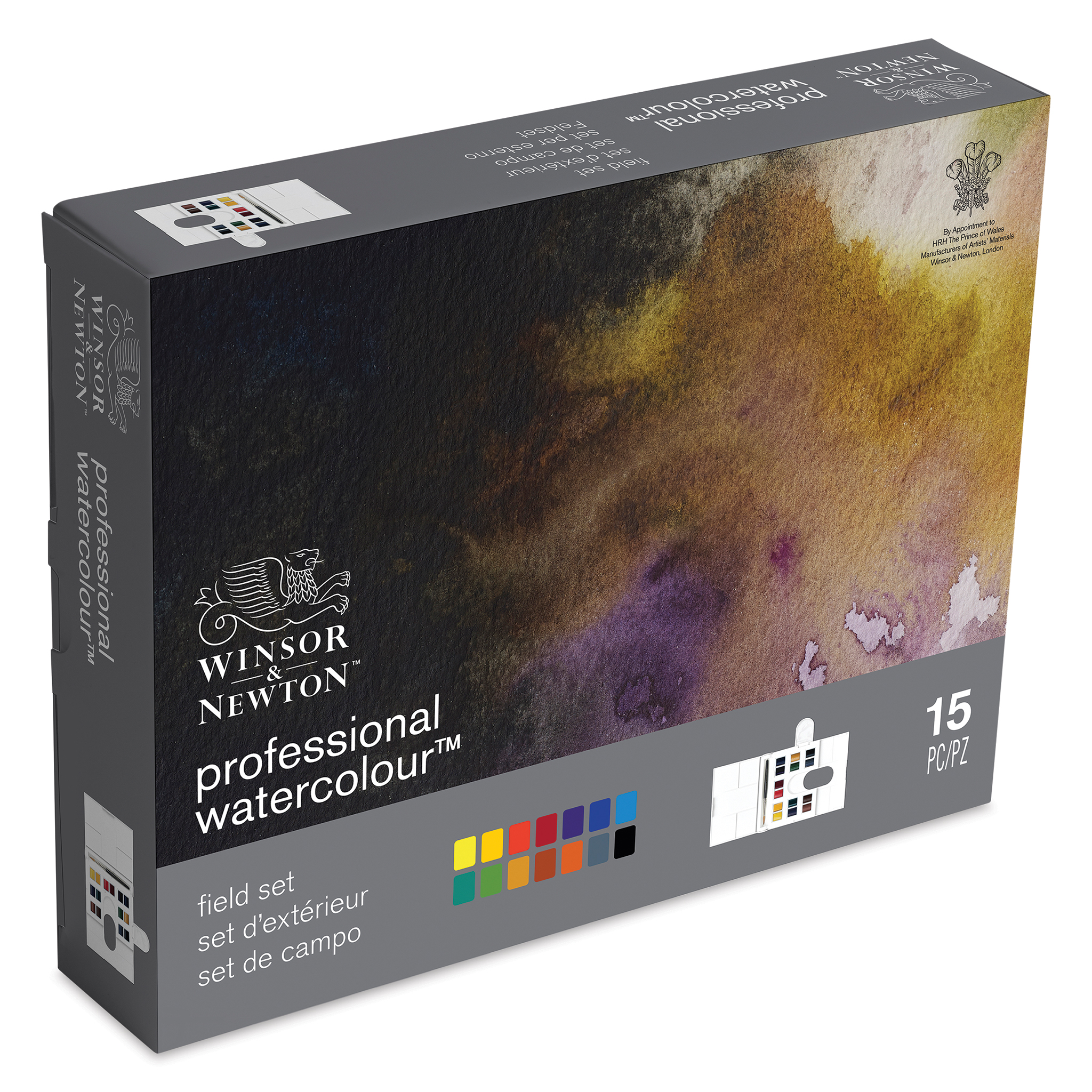 Winsor & Newton Professional Watercolor- Field Set of 14