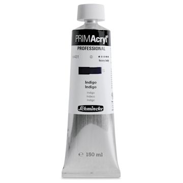 Open in modal - Schmincke Primacryl Professional Acrylic Paint - Indigo, 150 ml Tube