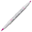 Zebra Mildliner Double Ended Brush Pen - Fuchsia