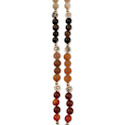 John Bead Solar System Glass Bead Strand - Sun, 5", 6 mm Dia.