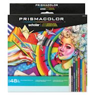 Prismacolor Scholar Colored Pencils - Set of 48, Assorted Colors