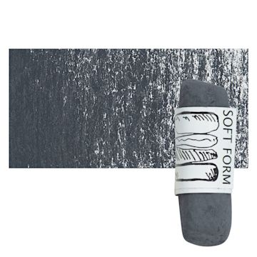 Open in modal - Townsend Artists' Soft Form Pastel - Dark Blue Green pastel and swatch