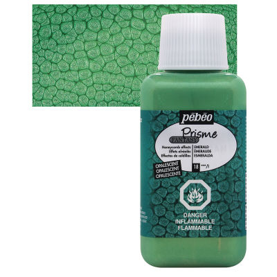 Pebeo Fantasy Prisme Paints - Emerald, 250 ml bottle