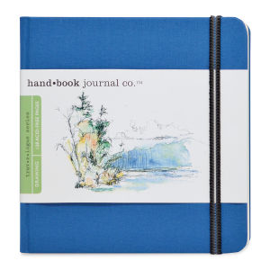 Hand Book Artist Journal - 5-1/2" x 5-1/2", Ultramarine Blue, Square, 128 Pages