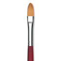 Princeton Velvetouch Series 3900 Synthetic Brush - Filbert, Long Handle, Size 8