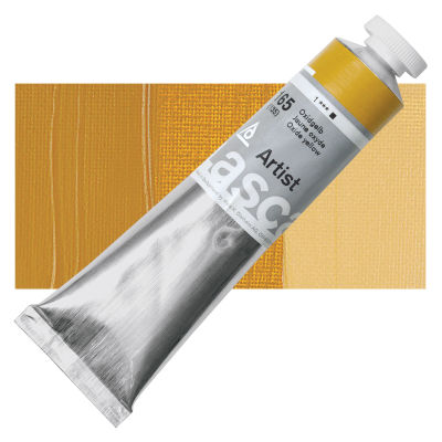 Lascaux Artist Acrylics - Oxide Yellow, 45 ml tube