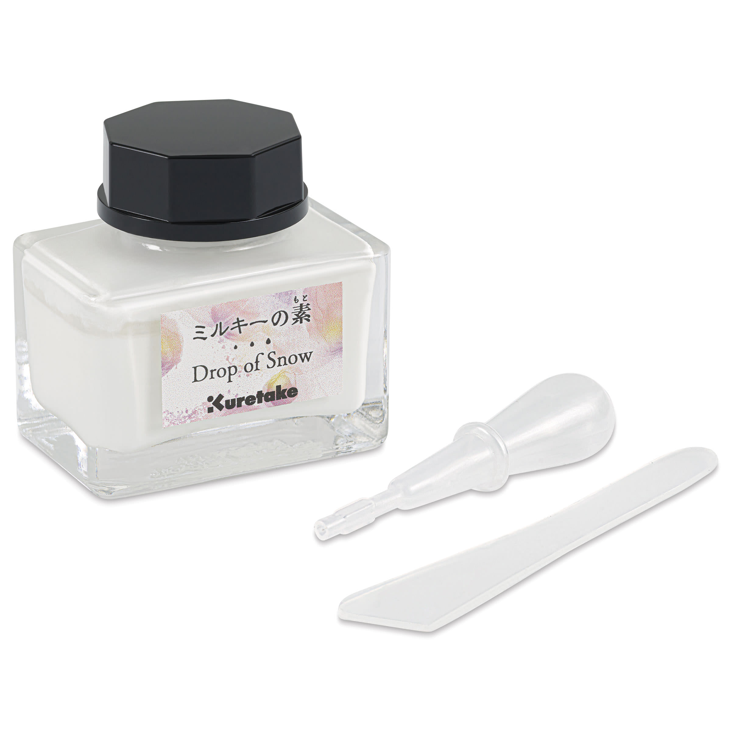Kuretake Ink-Café Drop of Snow Ink Additive - 20 ml, with dropper