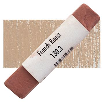 Open in modal - Great American Handmade Pastel - French Roast 3, 130.3 pastel and swatch