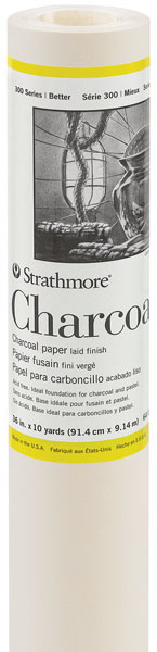 Strathmore® 300 Series Charcoal Paper Roll, 36 x 10yd.