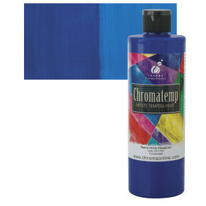 Chroma Chromatemp Artists' Tempera Paint - Phthalo Blue, Pint