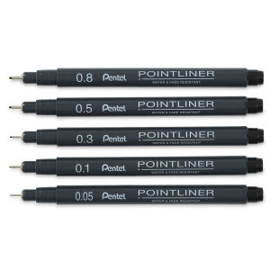 Pentel Arts Pointliner Pen Set