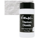 Gamblin Artist's Grade Pigment - Titanium White  Dioxide, 4 oz bottle