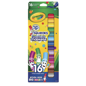 Crayola Pip-Squeaks Washable Markers - Front of package of 16 Markers