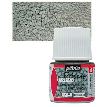 Open in modal - Pebeo Fantasy Prisme Paint - Moonstone, 45 ml bottle and swatch