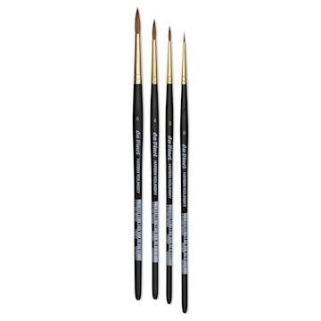 Open in modal - Da Vinci Harbin Kolinsky Brushes - Round, Set of 4