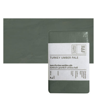 R&F Encaustic Paint Block - Turkey Umber Pale, 333 ml, Block