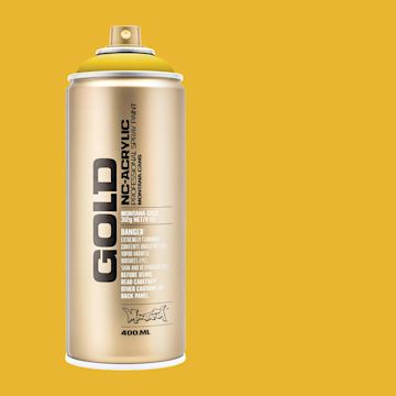 Open in modal - Montana Gold Acrylic Professional Spray Paint - Asia, 400 ml (Spray can with color swatch)