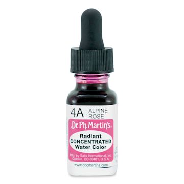 Open in modal - Dr. Ph. Martin's Radiant Concentrated Individual Watercolor - 1/2 oz, Alpine Rose