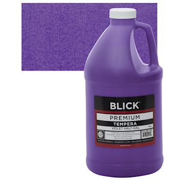 Open in modal - Blick Premium Grade Tempera - Violet, Half Gallon and swatch