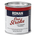 Ronan One Stroke Lettering Enamel - Dark Blue, Half Pint