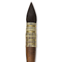Isabey Vintage Siberian Blue Squirrel Brush - Quill Mop, Size 12