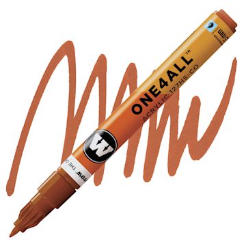 Open in modal - Molotow One4All Acrylic Marker - 1.5 mm Tip, Lobster marker and swatch