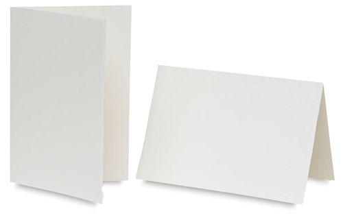 Fabriano Medioevalis Folded Cards 63/4" x 41/2", Pkg of 100 BLICK