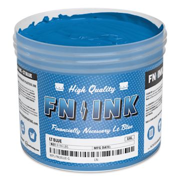 Open in modal - FN Ink Plastisol Screen Printing Ink - Light Blue, Gallon