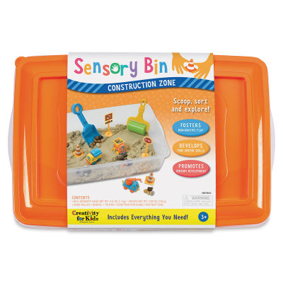 Faber-Castell Creativity for Kids Sensory Bin - Construction Zone, In Package