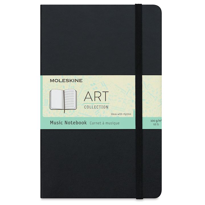 Moleskine Music Notebook, 81/4" x 5", 192 Pages BLICK Art Materials