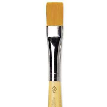 Open in modal - Da Vinci Junior Synthetic Brush - Bright, Short Handle, Size 14 close-up