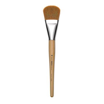 Blick Mega Golden Taklon Brush - Mega Filbert, Short Handle, Size 40