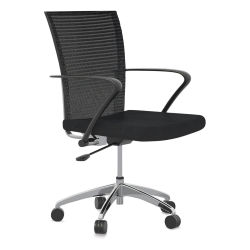 Safco Valore Height-Adjustable Task Chair - Black