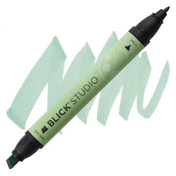 Open in modal - Blick Studio Marker - Sage marker and swatch