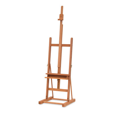 Mabef Artist Plus Easel M-07 - Right Angle View of Upright Easel with Mast extended