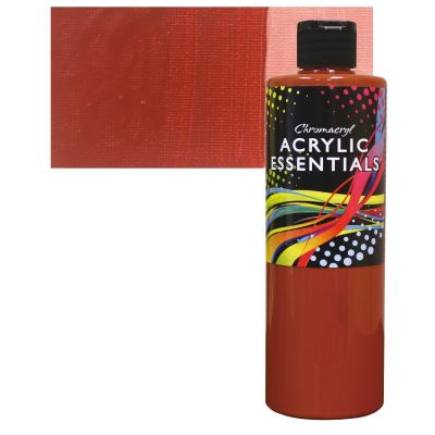 Chromacryl Acrylic Essentials - Red Oxide, 16 oz bottle