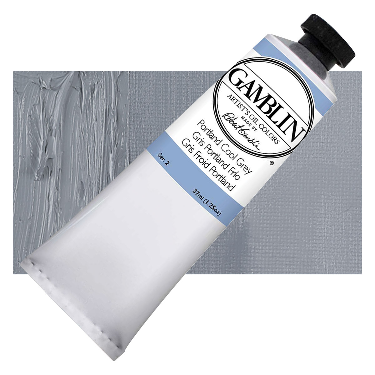 Gamblin Artist Oil Paint Set for Professionals - Cool White - 150ml Tubes -  2 Pack