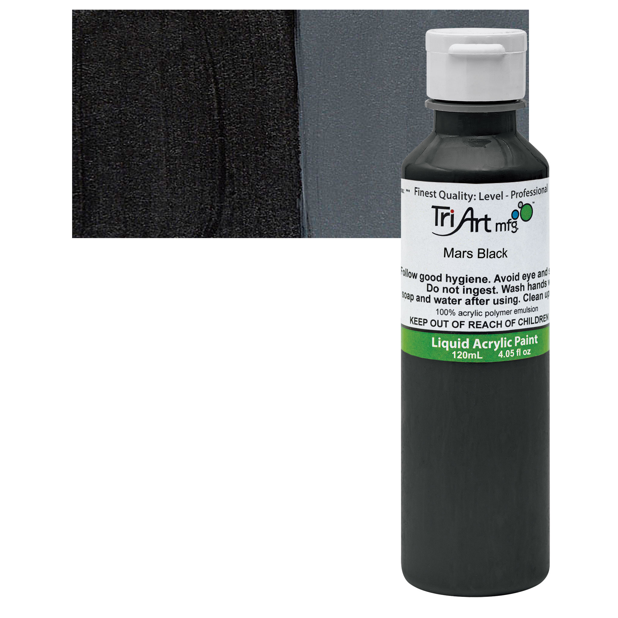 Tri-Art Liquid Acrylic Paint : Mars Black – Fluid Art Co - EU