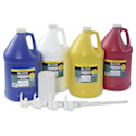 Blick Student Tempera Paints - Set of 4, Pump Kit, Basic Colors, Gallon