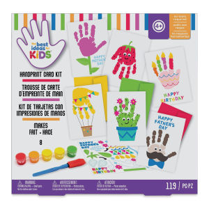 The Best Ideas For Kids Handprint Card Kit (Front of packaging)